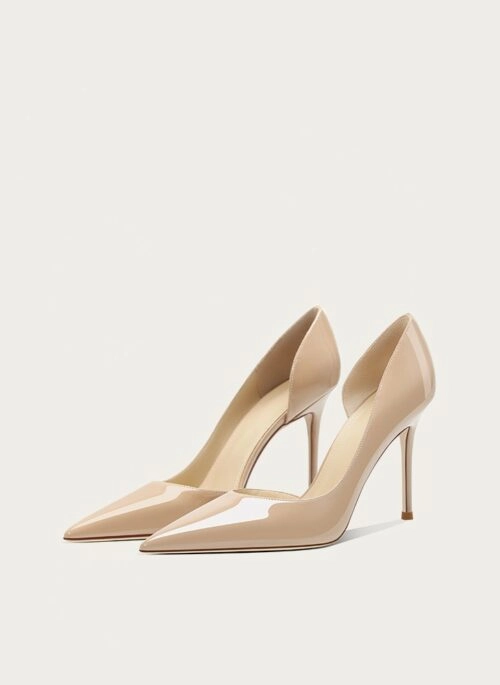 Beige Nude D’Orsay Stiletto | Rose – BlackPink