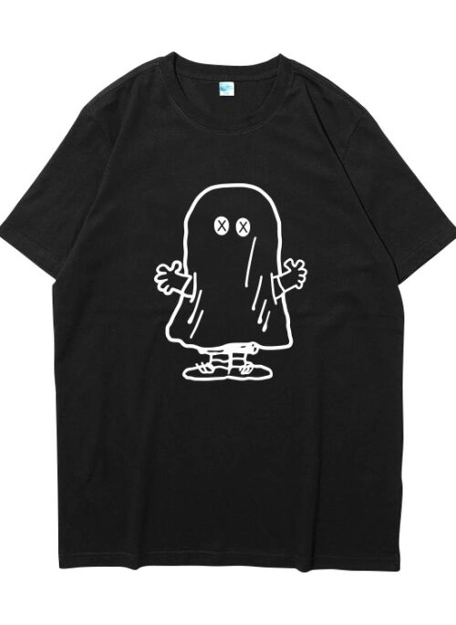 Black Doodle Ghost T-Shirt | J-Hope – BTS