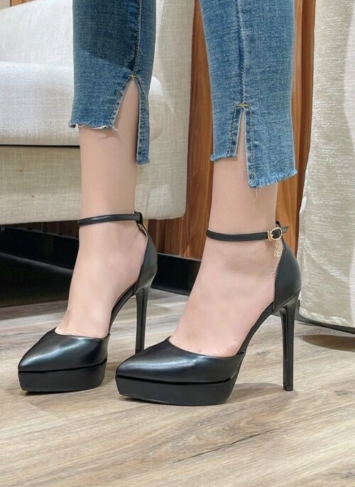 Black Elegant Pointed Stilettos | Jisoo – BlackPink