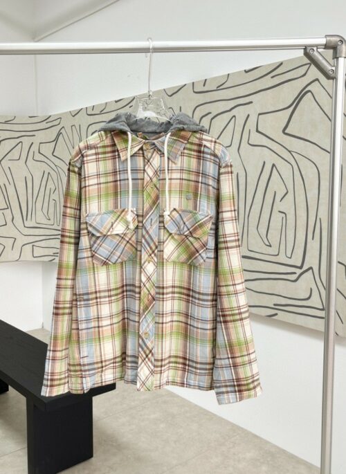 Green Plaid Hooded Jacket | Jin – BTS