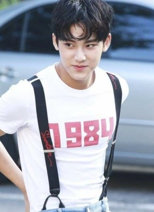 White 1984 Crewneck T-Shirt | Mingyu – Seventeen