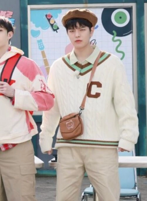 Brown Bear Embroidered Mini Crossbody Bag  | Seungmin – Stray Kids