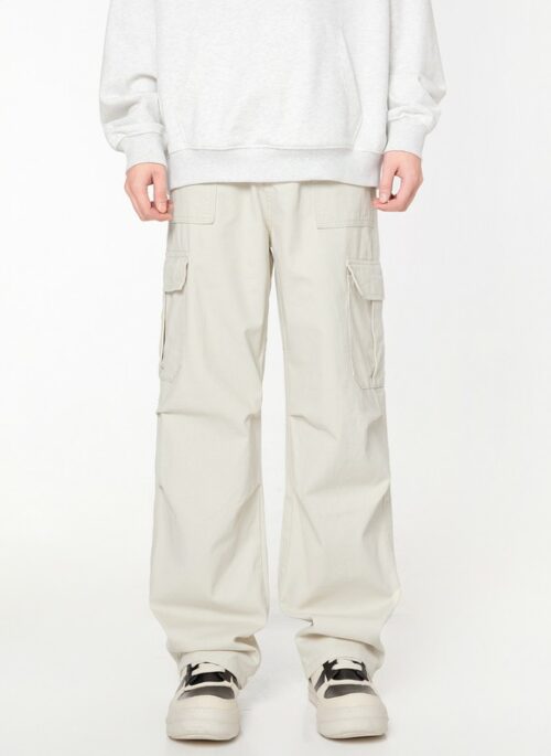 Ivory White Multi-Pocket Pants | Jin – BTS