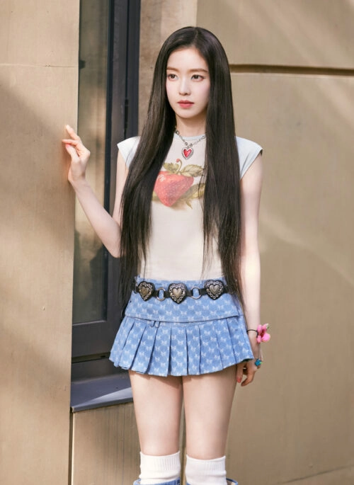 Silver Retro Heart Belt | Irene – Red Velvet