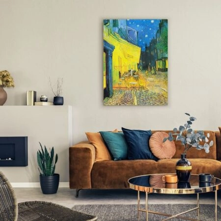 OUTLET Πινακας σε καμβά VAN GOGH - CAFÉ TERRACE 40x65cm - OUTLET Sticky 2