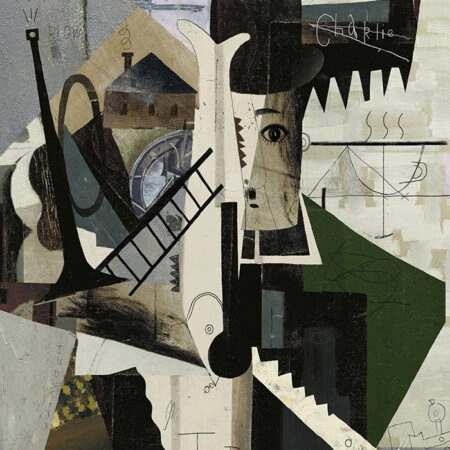 Πινακας σε καμβά ABSTRACT IMAGE OF CHARLIE - Πορτραιτα και Φιγουρες Sticky 5