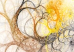 Πινακας σε καμβά ABSTRACT TREE BRANCHES