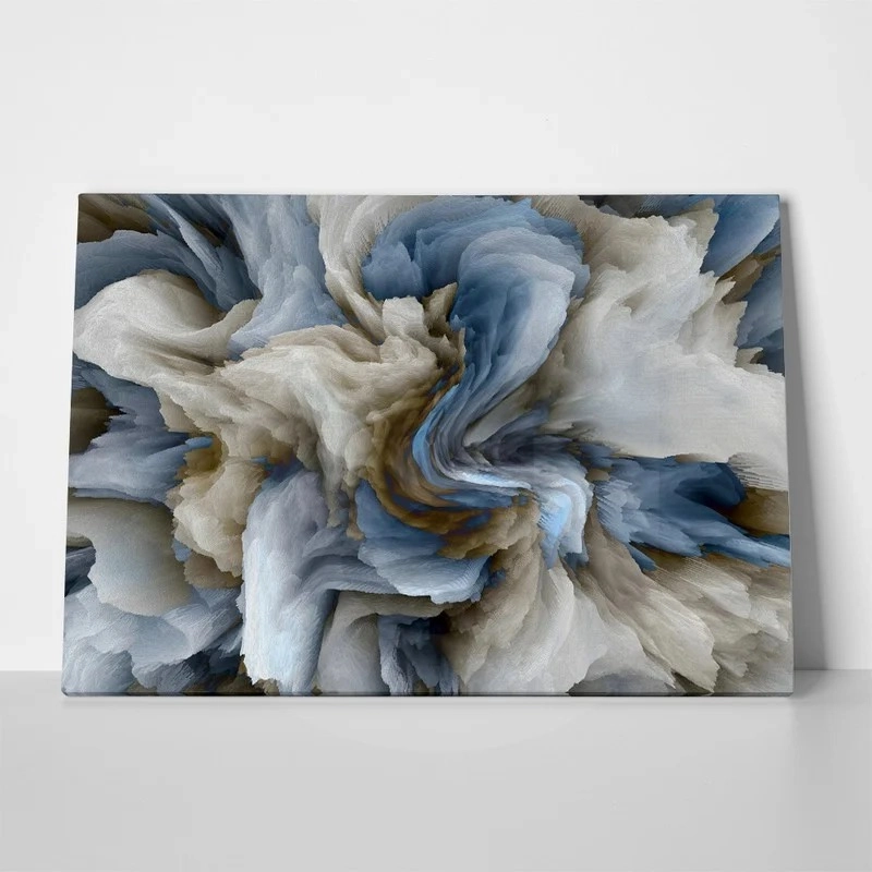 Πινακας σε καμβά ABSTRACT SQUARES AND WAVES