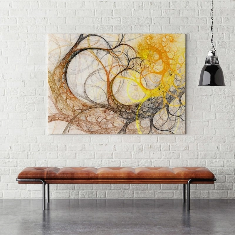 Πινακας σε καμβά ABSTRACT TREE BRANCHES