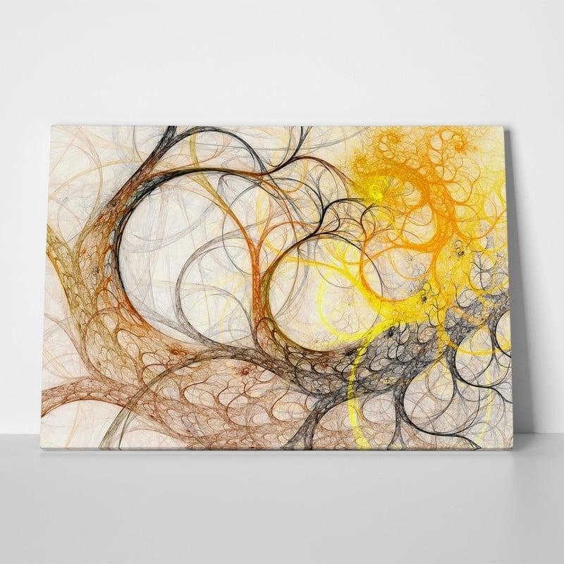 Πινακας σε καμβά ABSTRACT TREE BRANCHES