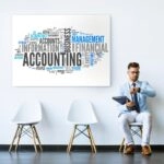 Πινακας σε καμβά ACCOUNTING TYPOGRAPHY