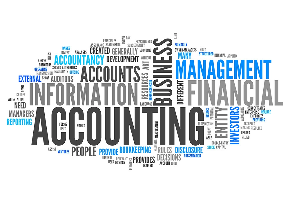 Πινακας σε καμβά ACCOUNTING TYPOGRAPHY
