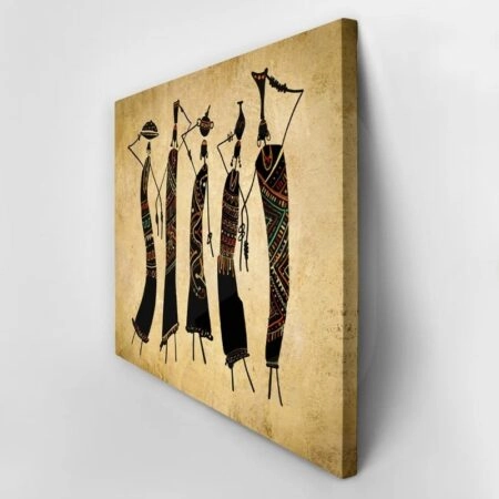 Πινακας σε καμβά AFRICAN FIGURES - Πορτραιτα και Φιγουρες Sticky 3