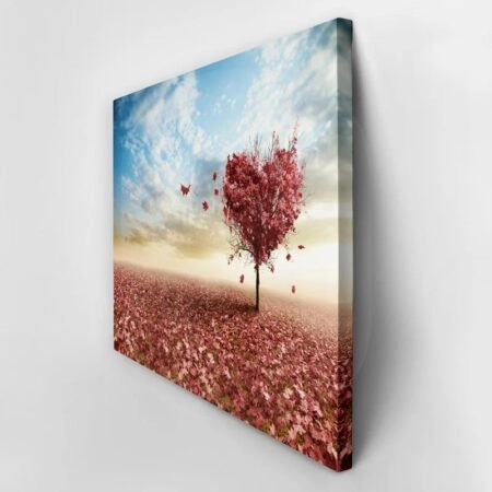 Πινακας σε καμβά AUTUMN HEART - Botanical - Φυτα Sticky 3