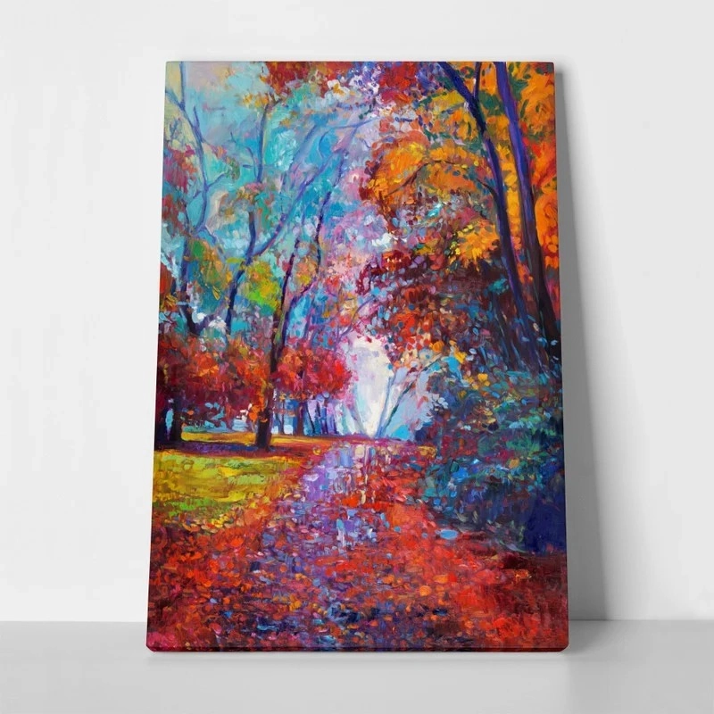 Πινακας σε καμβά AUTUMN LANDSCAPE PAINTING