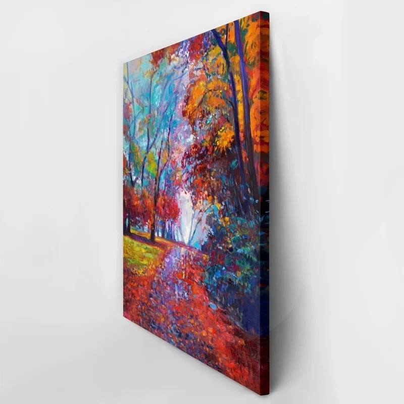 Πινακας σε καμβά AUTUMN LANDSCAPE PAINTING