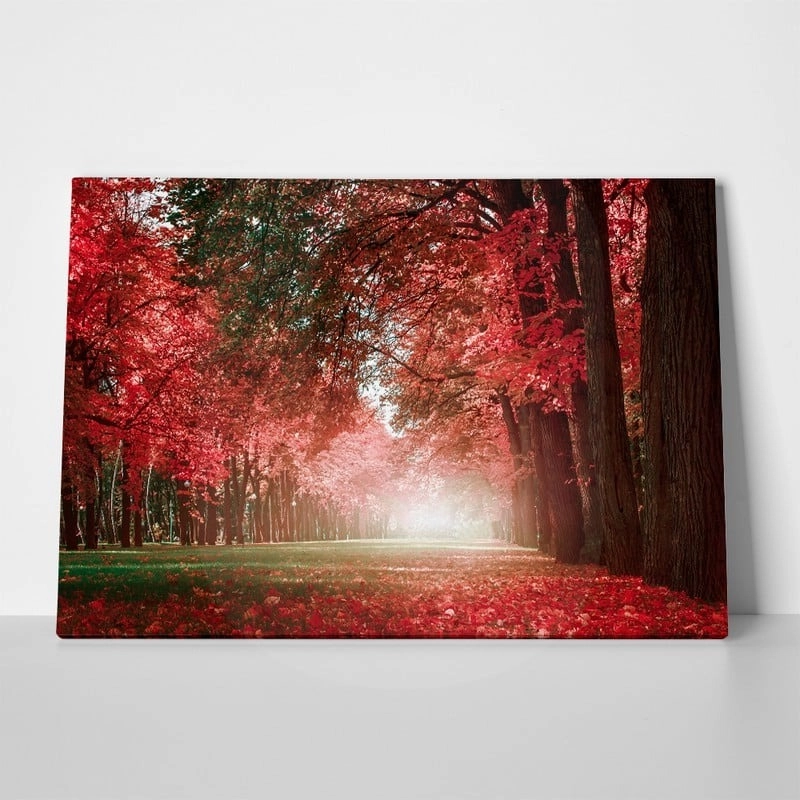Πινακας σε καμβά AUTUMN MYSTERY ROMANTIC ALLEY