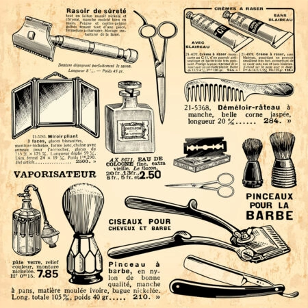 Πίνακας BARBER - Vintage Sticky 5