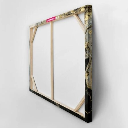Πινακας σε καμβά BLACK AND GOLD ABSTRACT - Αφηρημενα και Abstract Sticky 4