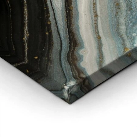 Πινακας σε καμβά BLACK AND GOLD ABSTRACT - Αφηρημενα και Abstract Sticky 2