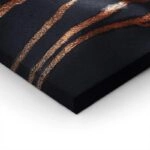 Πινακας σε καμβά BLACK & BRONZE FACE