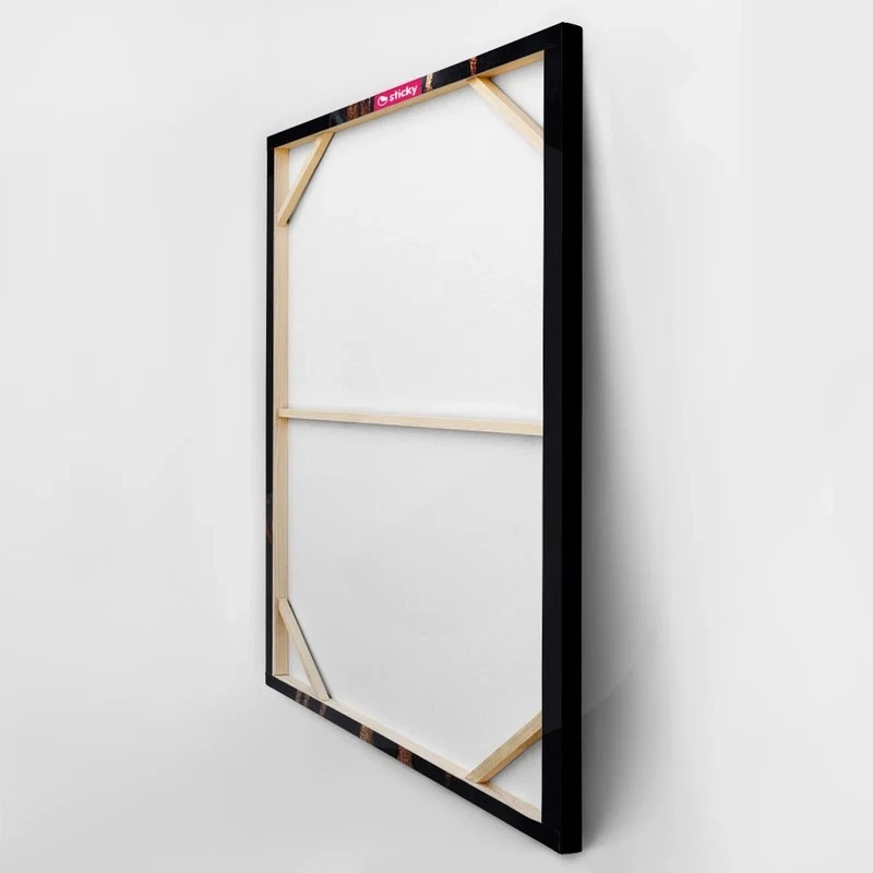 Πινακας σε καμβά BLACK & BRONZE FACE