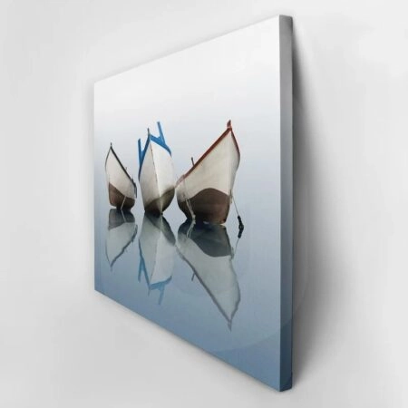 Πινακας σε καμβά BOATS ON CALM WATER - Βαρκες και Καραβια Sticky 3