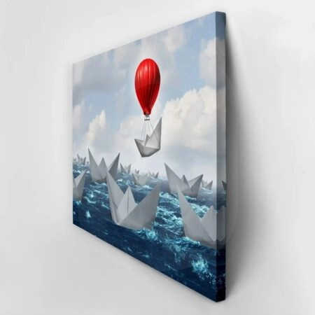 Πινακας σε καμβά BOAT RISING SYMBOLIC - Βαρκες και Καραβια Sticky 2