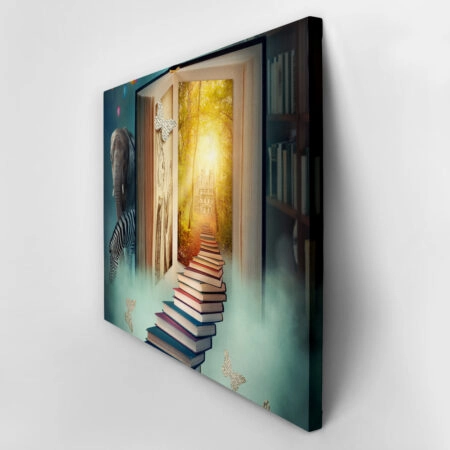 Πινακας σε καμβά BOOK LAND - Παιδικοι και set Sticky 3