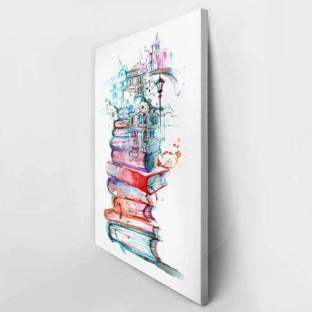 Πινακας σε καμβά BOOKS IN THE CITY - Επιστημη και Υγεια Sticky 3