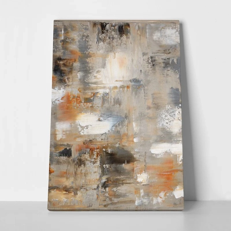 Πινακας σε καμβά BROWN AND GREY