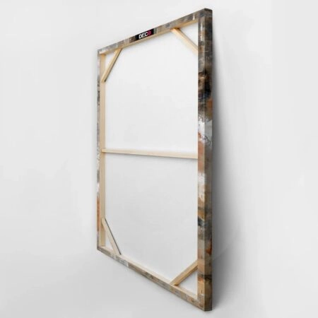 Πινακας σε καμβά BROWN AND GREY - Αφηρημενα και Abstract Sticky 4