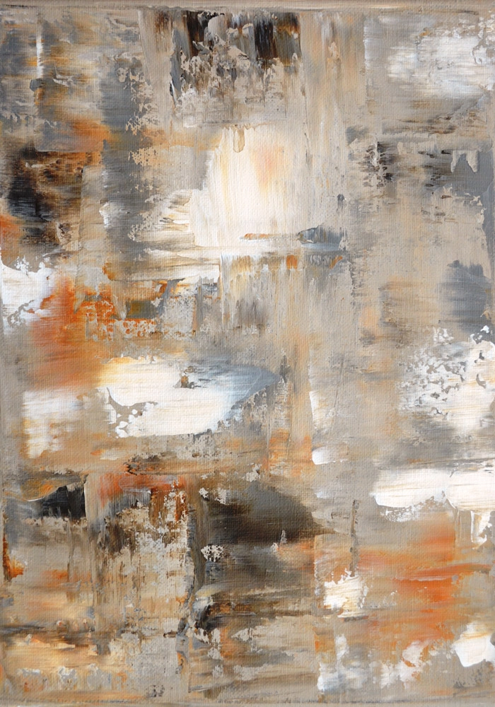 Πινακας σε καμβά BROWN AND GREY