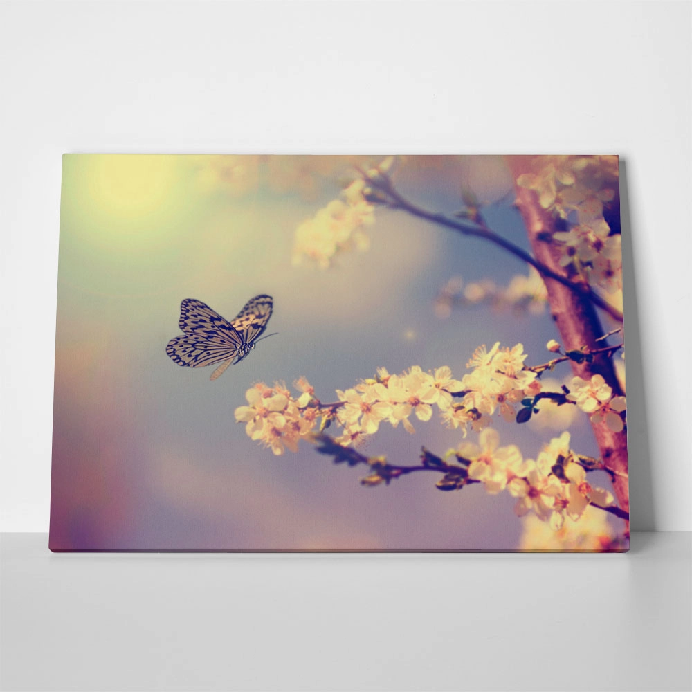 Πινακας σε καμβά BUTTERFLY TREE