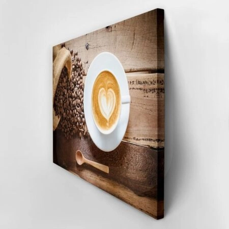 Πίνακας COFFEE LATTE AND BEANS - Food and Drink Sticky 2