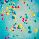 Πίνακας σε καμβά COLORFUL BALLOONS
