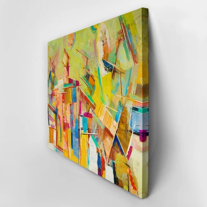 Πινακας σε καμβά COLORFUL OIL PAINTING