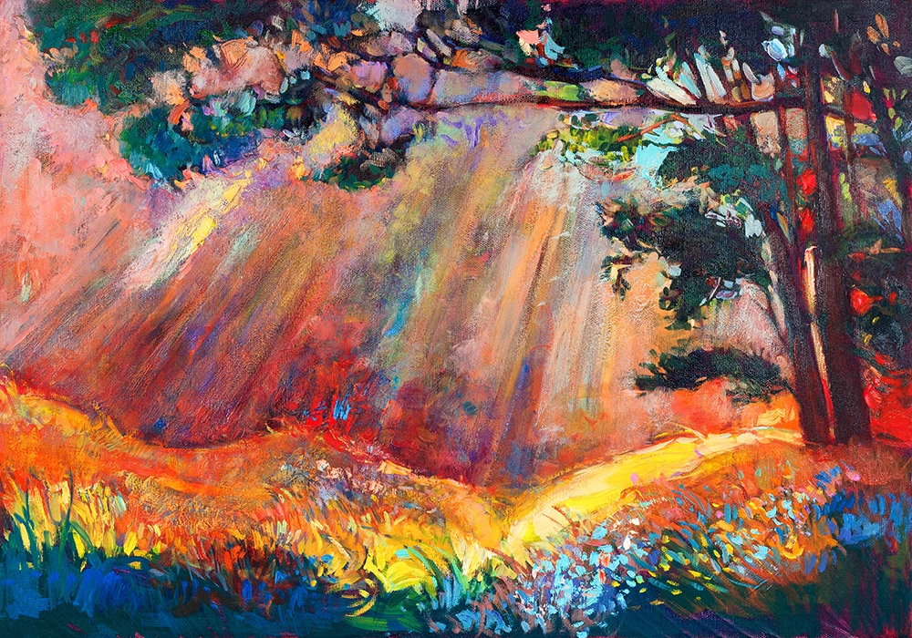 Πινακας σε καμβά COLOURFUL SPRING