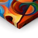 Πινακας σε καμβά COLOURFUL ABSTRACT GUITARS