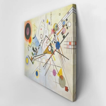 Πινακας σε καμβά KANDINSKY - COMPOSITION No8 - Wassily Kandinsky Sticky 5