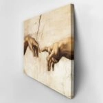 Πινακας σε καμβά MICHELANGELO - CREATION HANDS