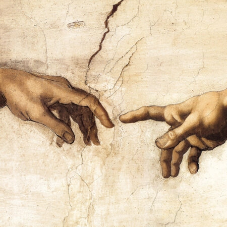 Πινακας σε καμβά MICHELANGELO - CREATION HANDS - Michelangelo Sticky 6