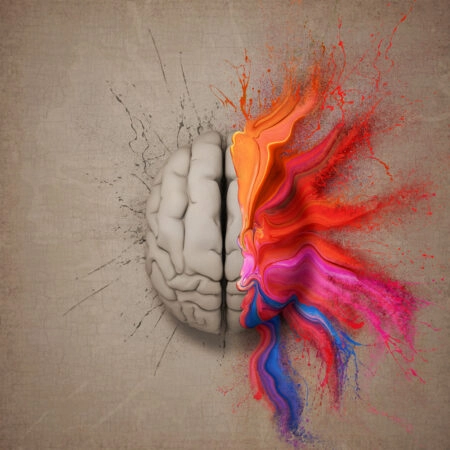 Πίνακας σε καμβά CREATIVE MIND - Αφηρημενα και Abstract Sticky 4