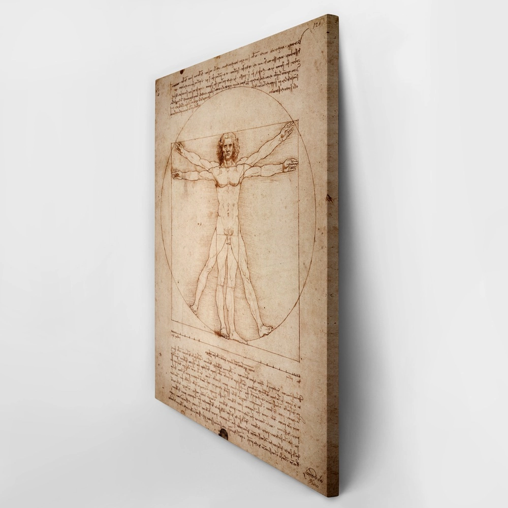 Πινακας σε καμβά DA VINCI - VITRUVIAN MAN