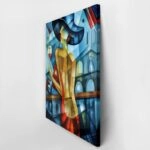 Πινακας σε καμβά ELEGANT WOMAN CUBISM