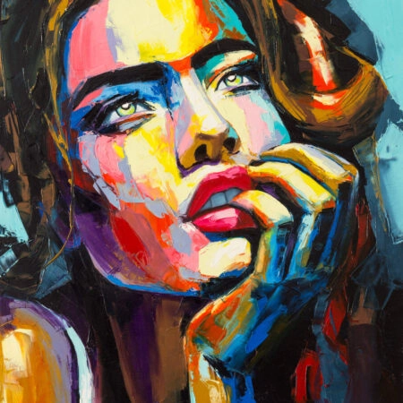 OUTLET Πίνακας FANTASY WOMAN 15 120cm x 120cm - OUTLET Sticky 4