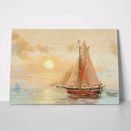 Πινακας σε καμβά FISHERMAN'S BOAT - Βαρκες και Καραβια Sticky 2