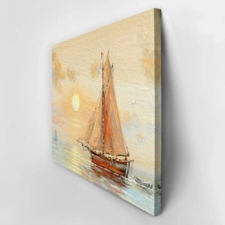 Πινακας σε καμβά FISHERMAN'S BOAT - Βαρκες και Καραβια Sticky 4