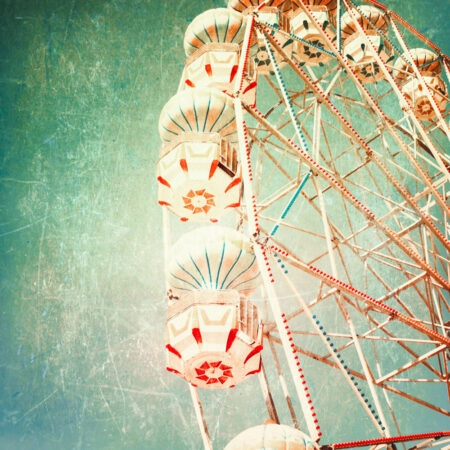 Πίνακας FUNFAIR WHEEL - Vintage Sticky 4