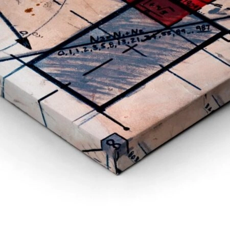 Πινακας σε καμβά GEOMETRIC ABSTRACT 2 - Επιστημη και Υγεια Sticky 2